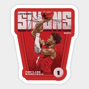 Anfernee Simons Portland Premiere Sticker